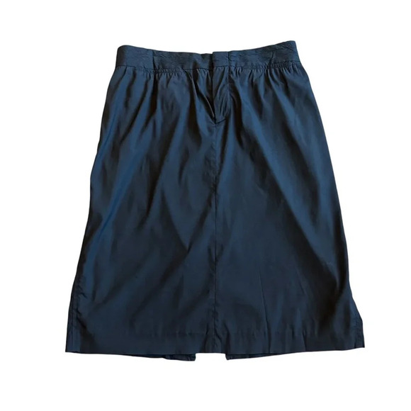 Gucci Retro Y2K Black Skirt Silk Classic Zamasport 90s 2000s Size 44 8 Women's - Picture 1 of 13